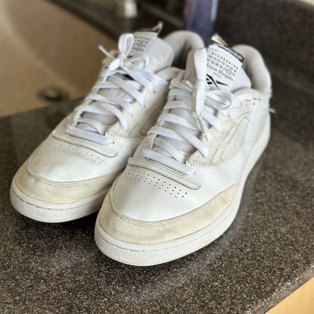 Maison Margiela x Reebok Club C Memory Of Men's White Sneakers
